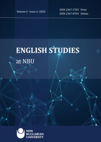 English Studies at NBU, Vol.6, Issue 2, 2020