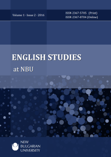 English Studies at NBU, Volume 1, Issue 2, 2015