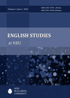English Studies at NBU, Volume 4, Issue 2, 2018