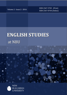 English Studies at NBU, Volume 2, Issue 2, 2016